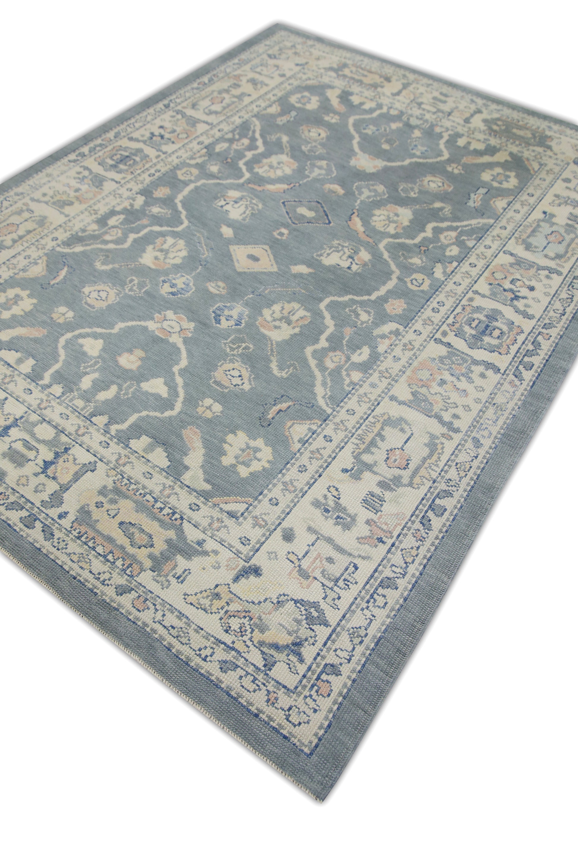 Turkish Oushak Rug 6'2" x 8'2" #6988