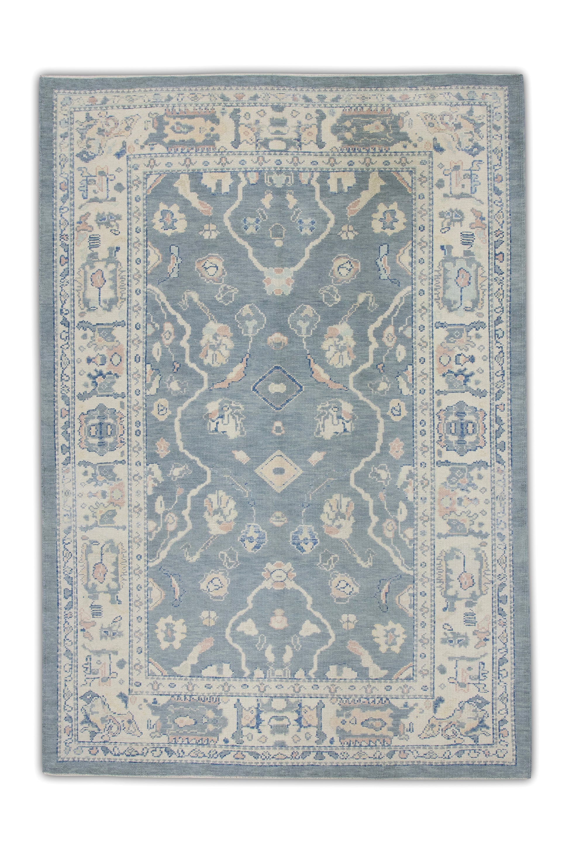 Turkish Oushak Rug 6'2" x 8'2" #6988