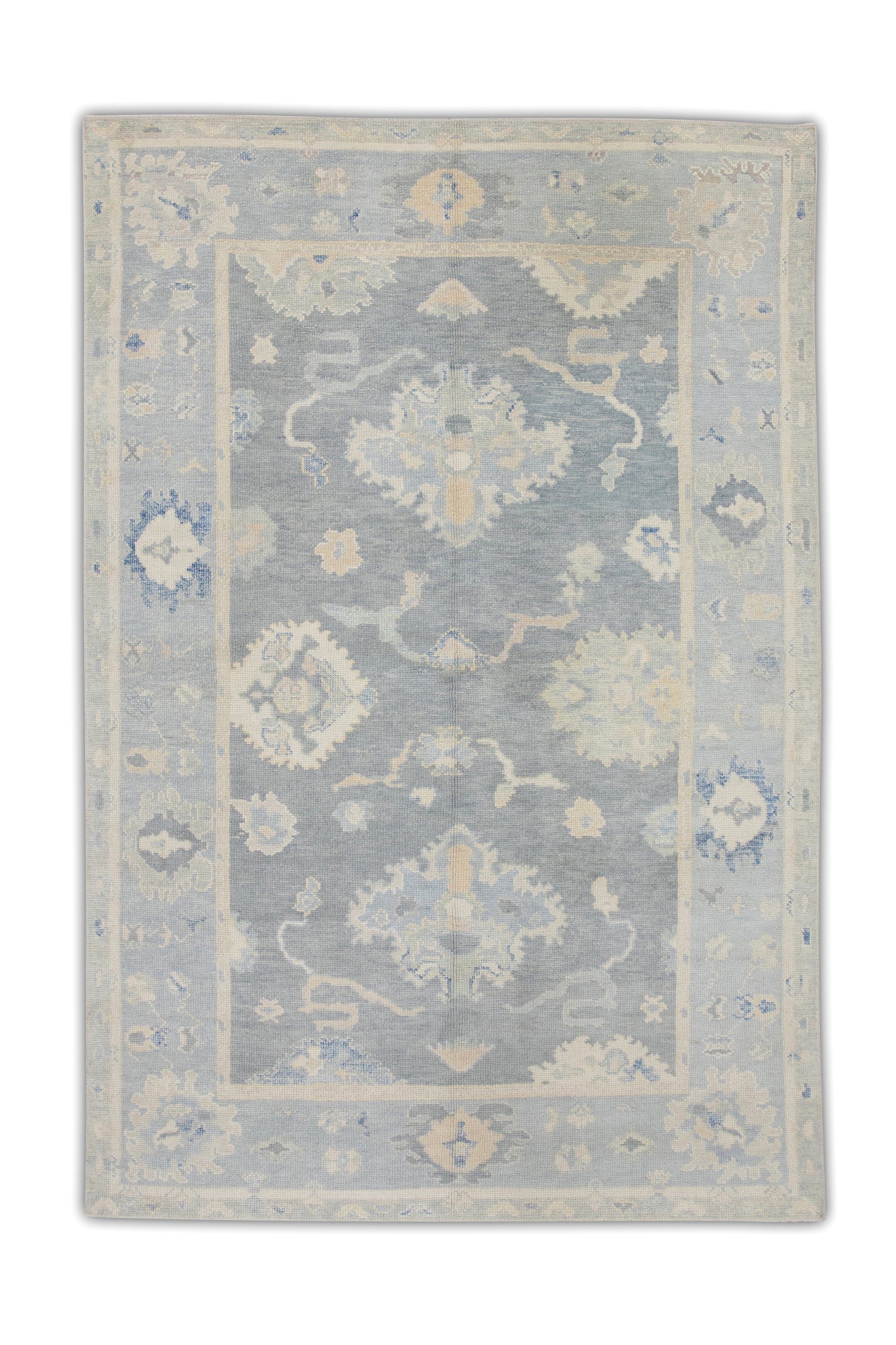 Turkish Oushak Rug 5'10" x 8'6" #7061