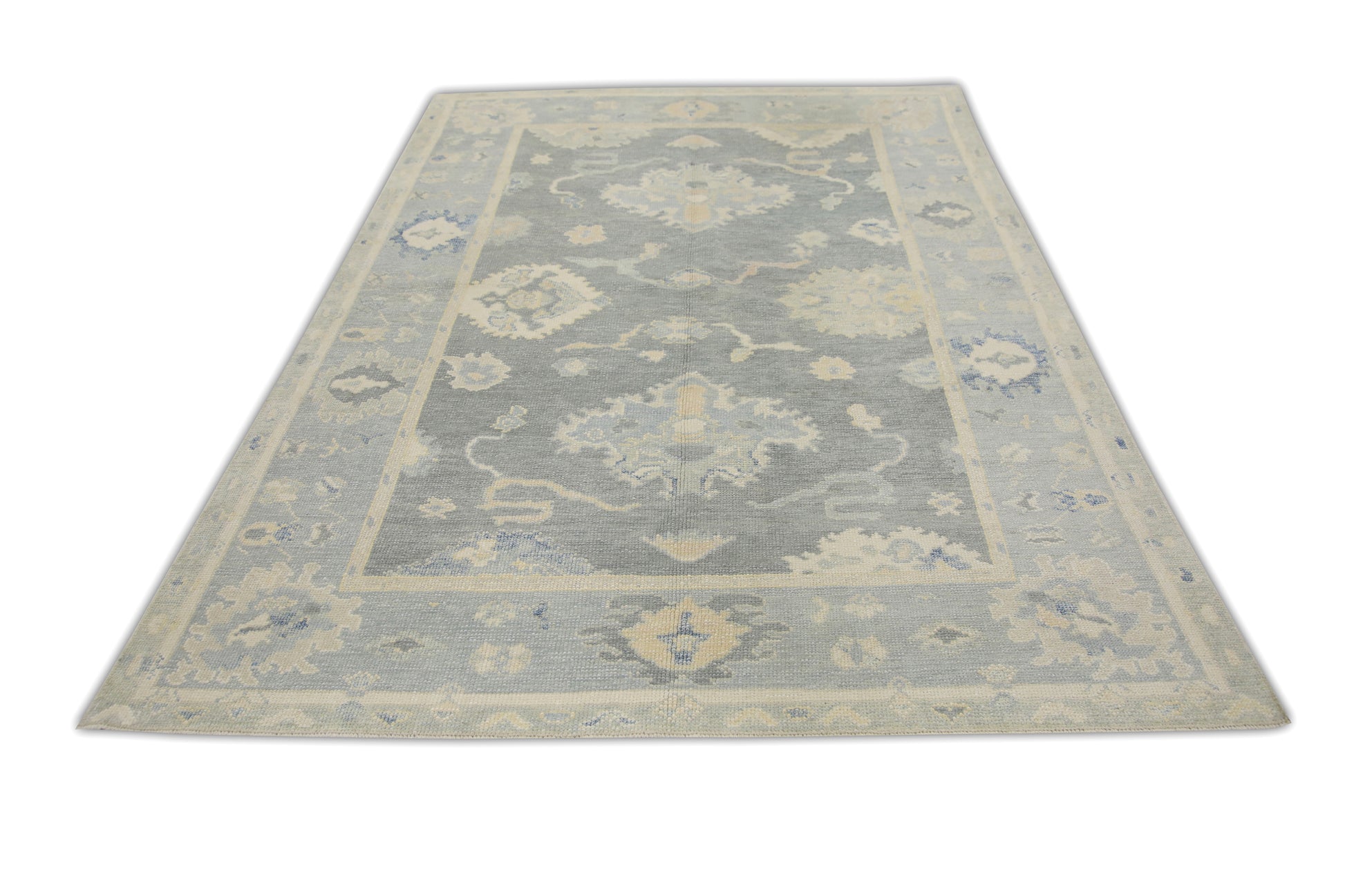 Turkish Oushak Rug 5'10" x 8'6" #7061