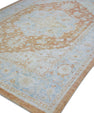Turkish Antique Look Oushak Rug 7'9" x 10'6"  #5972