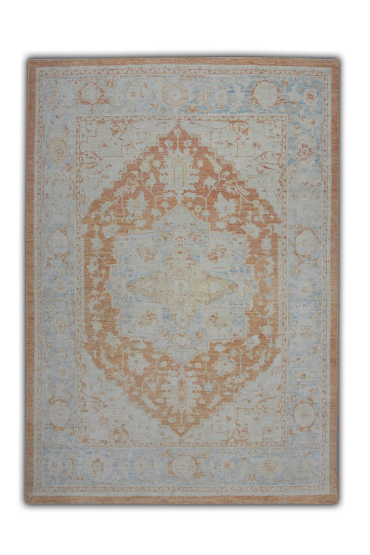 #5972 Turkish Antique Look Oushak 7'9" x 10'6"