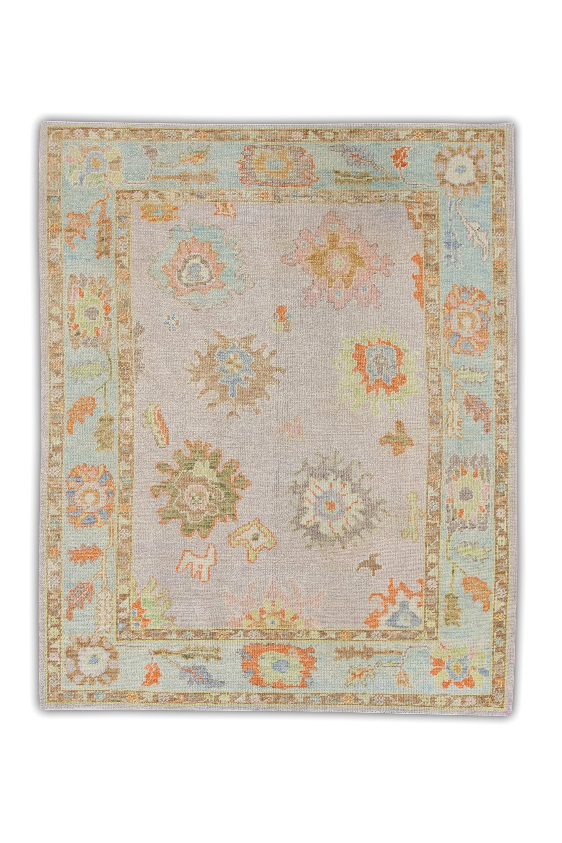Turkish Oushak Rug 5'1" x 6'7" #2146