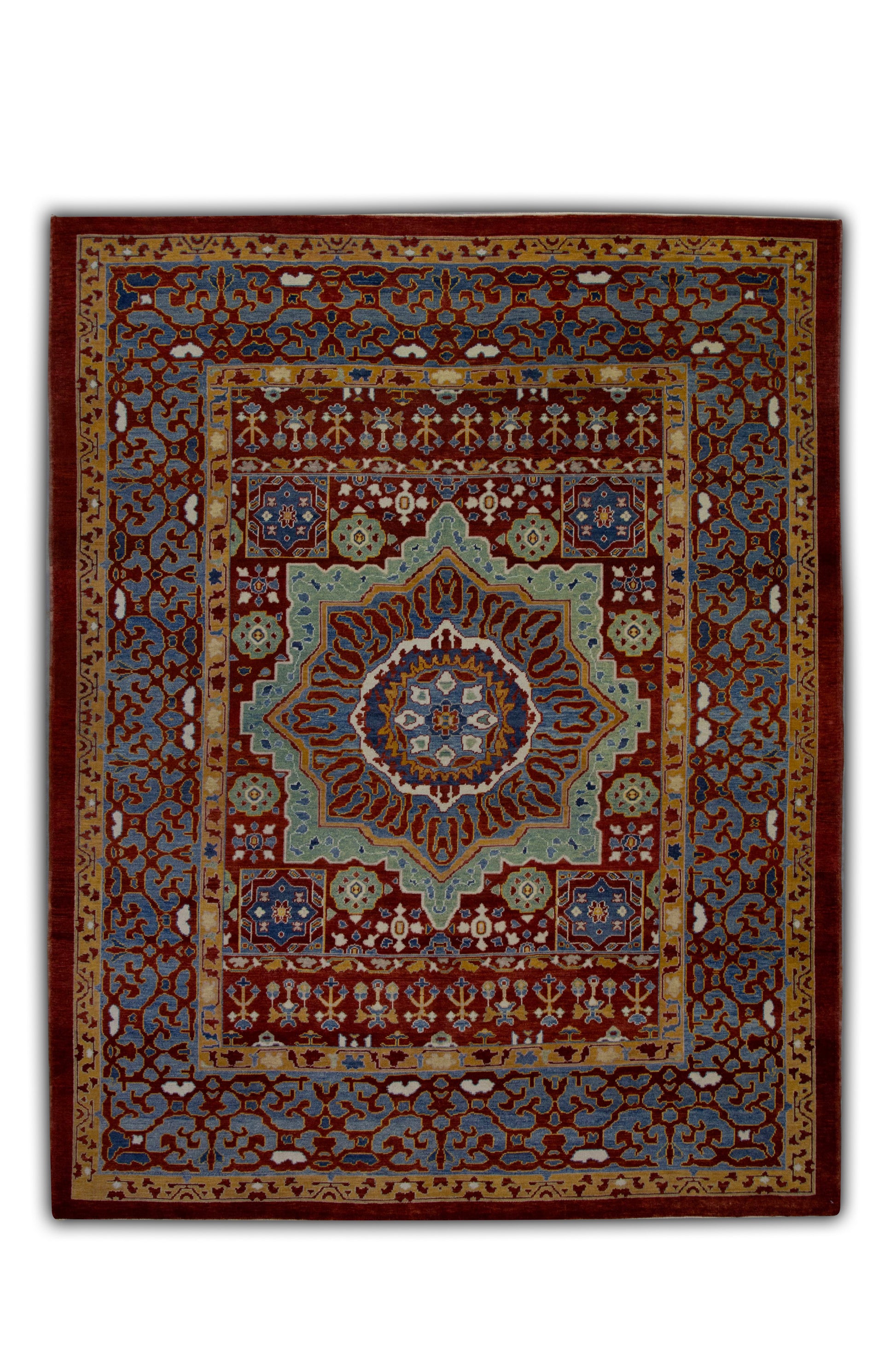 Turkish Antique Look Oushak Rug 8'2" x 10'  #5829