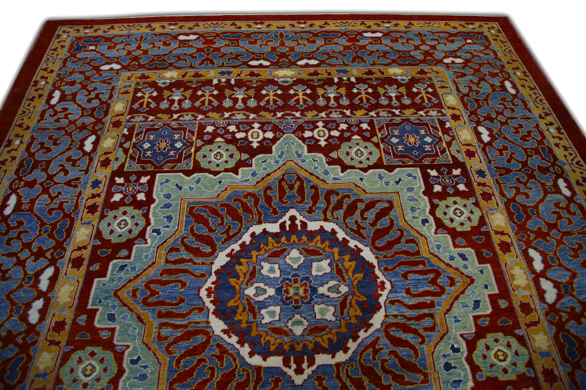 Turkish Antique Look Oushak Rug 8'2" x 10'  #5829