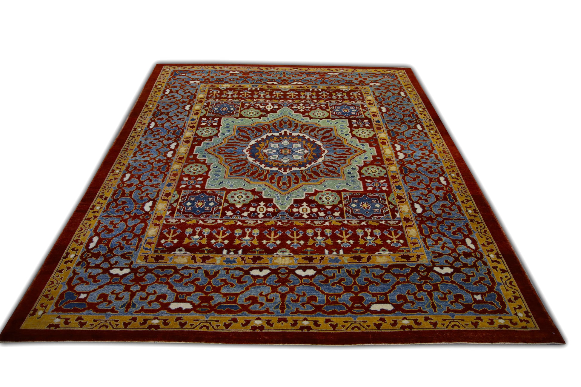 Turkish Antique Look Oushak Rug 8'2" x 10'  #5829
