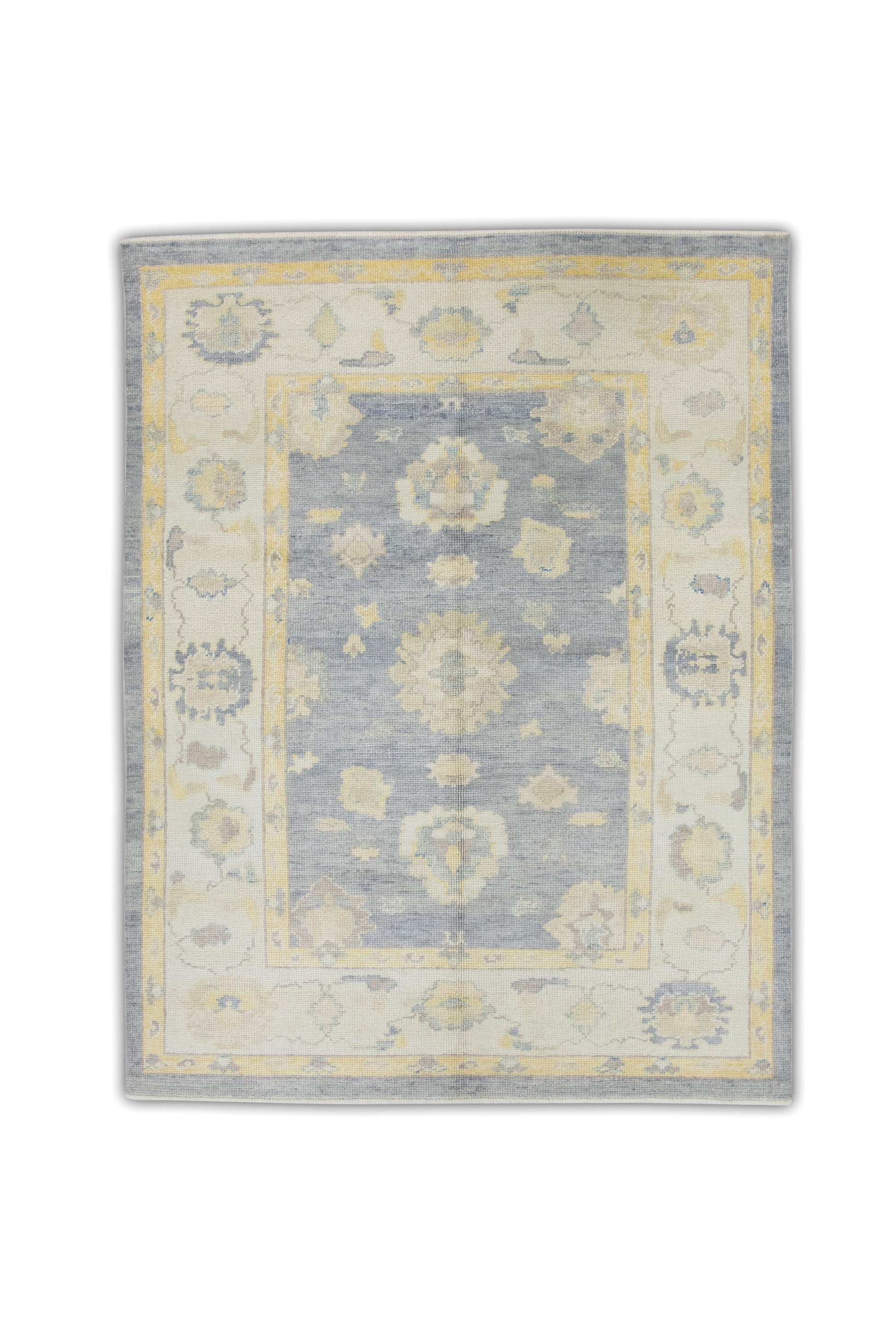Turkish Oushak Rug 5'2" x 6'8" #2010