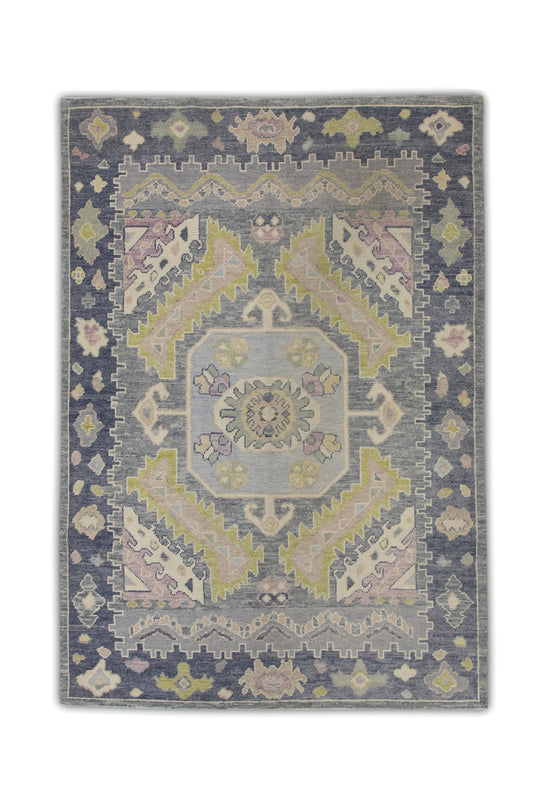 #6332 Turkish Oushak 5'1" x 7'6"