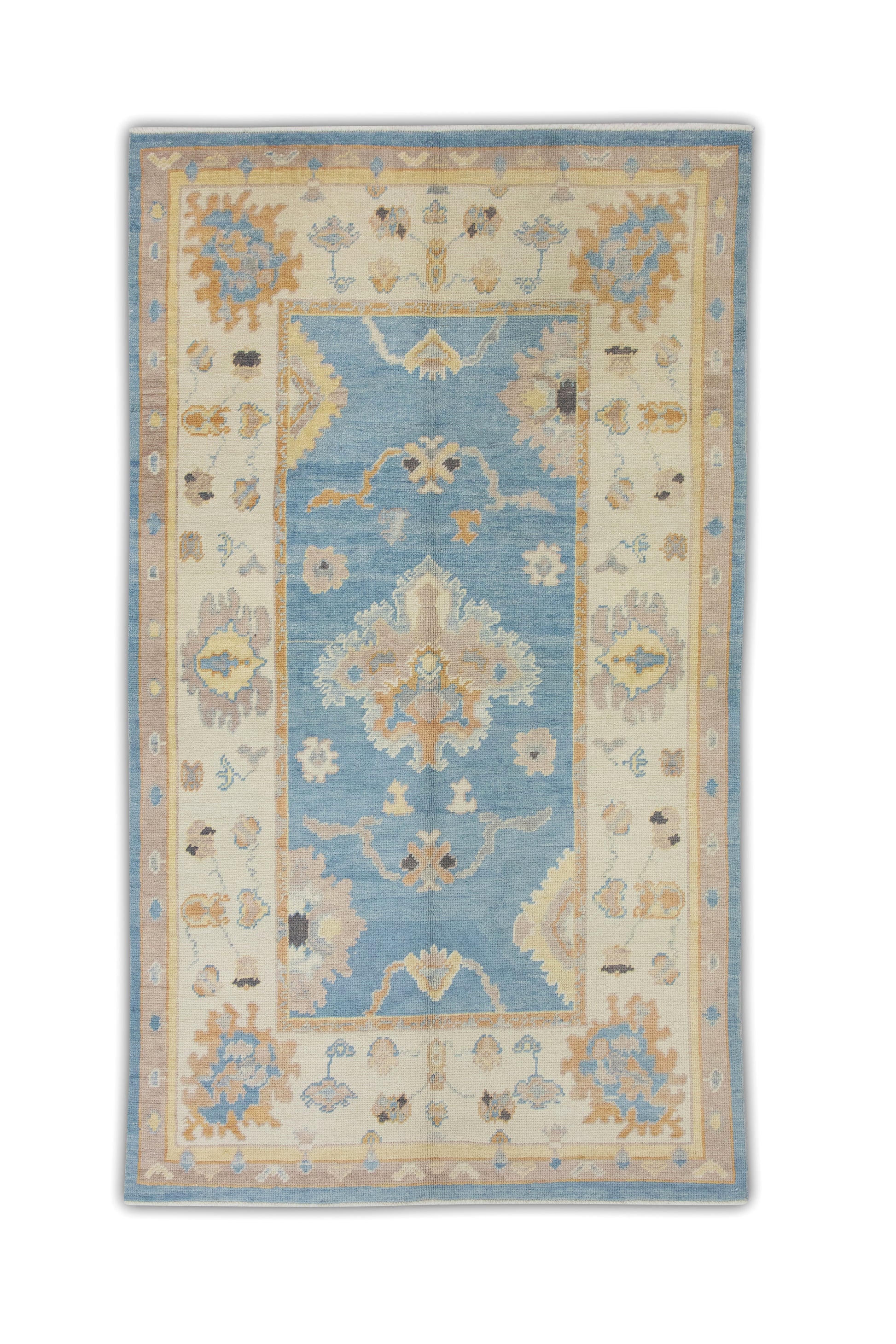 Turkish Oushak Rug 4'8" x 8'1" #2017