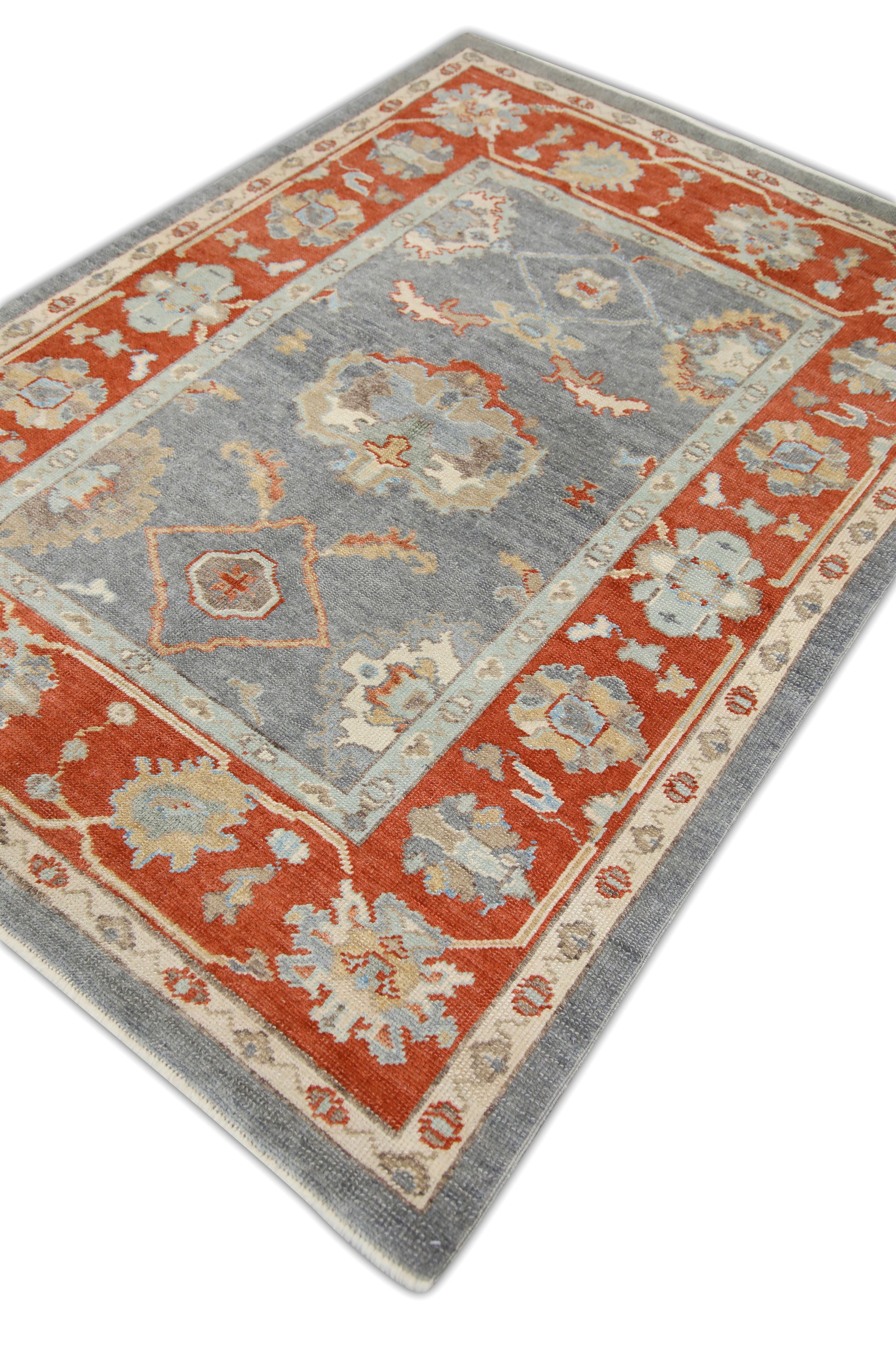 Turkish Oushak Rug 4'10" x 6'11" #2009