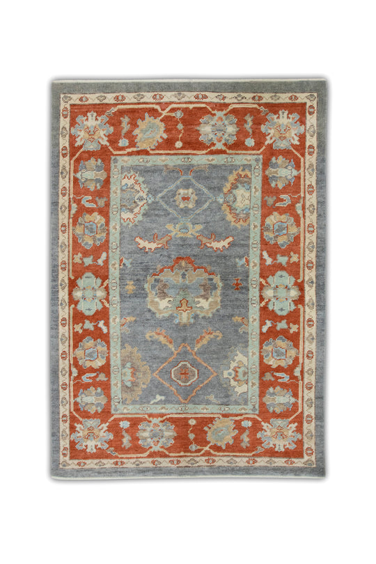 #2009 Turkish Oushak 4'10" x 6'11"