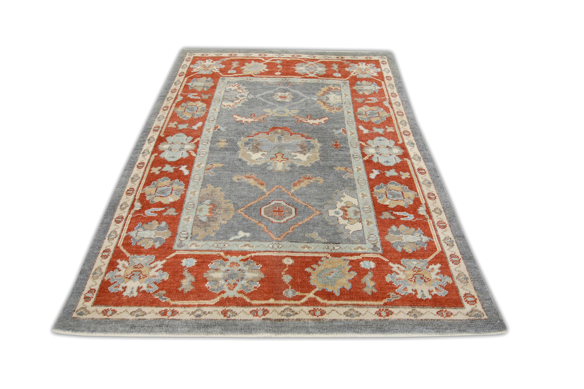 Turkish Oushak Rug 4'10" x 6'11" #2009