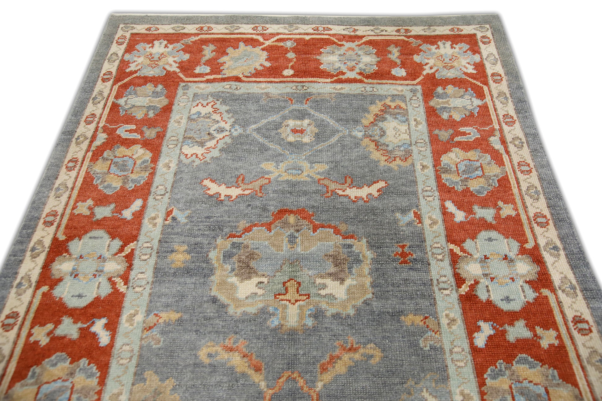 Turkish Oushak Rug 4'10" x 6'11" #2009