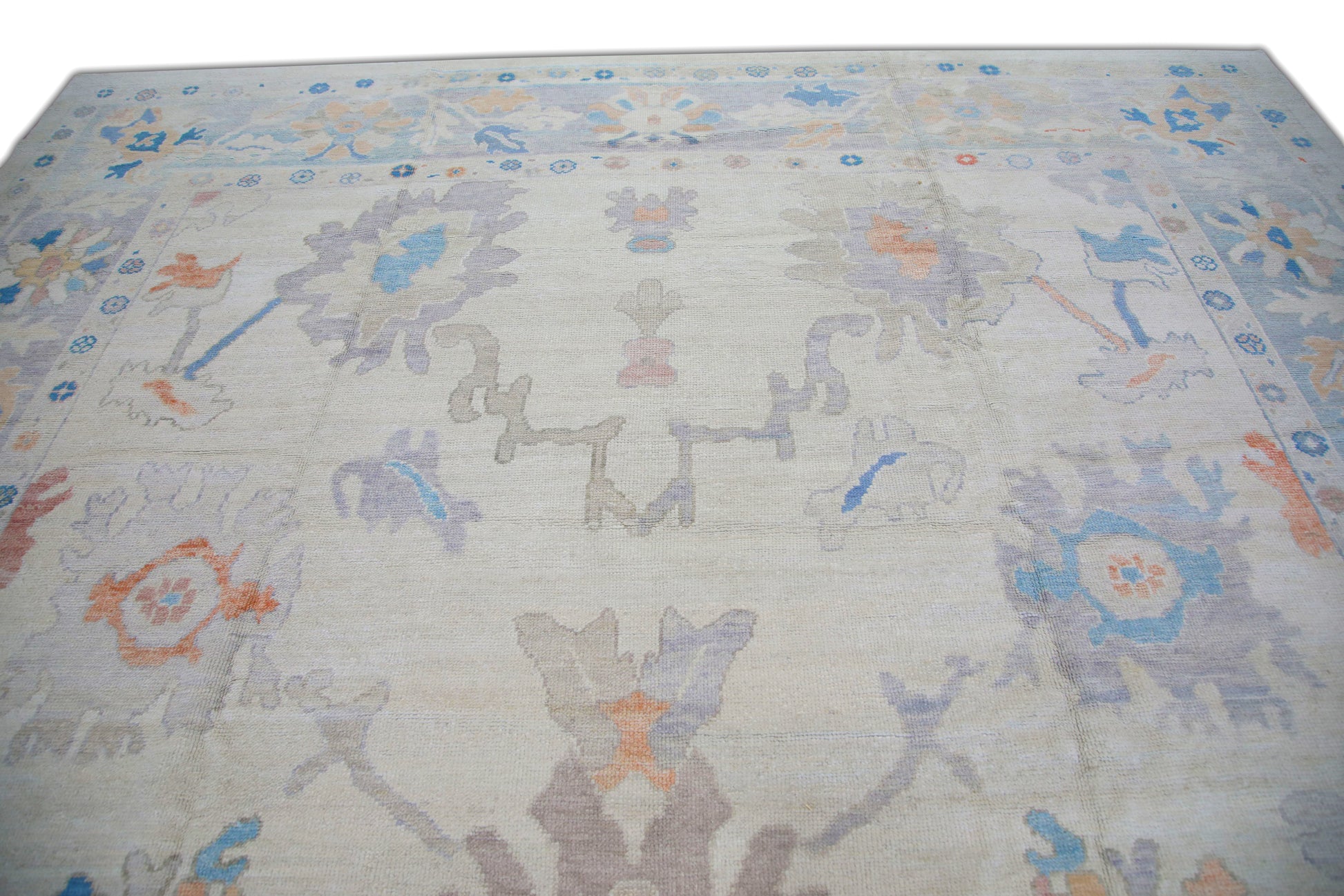 Turkish Oushak Rug 11'4" x 12'11" #5380