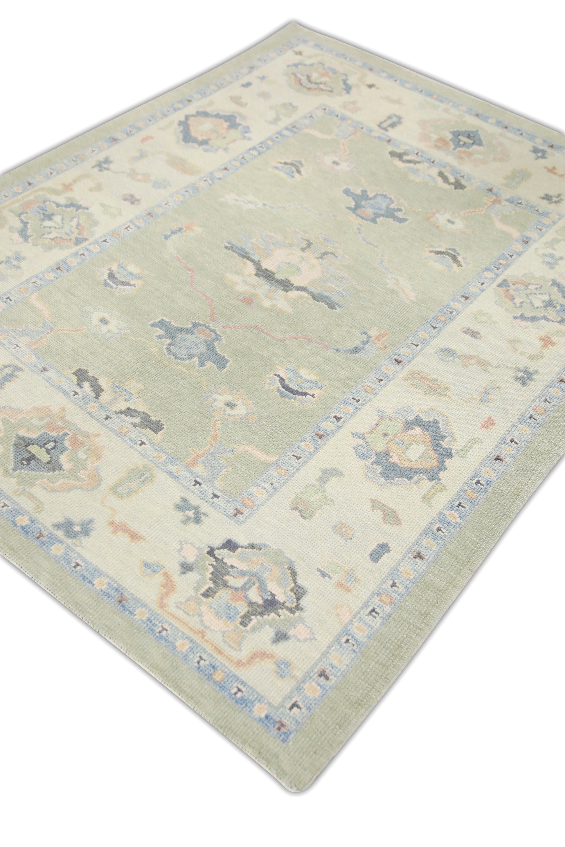 Turkish Oushak Rug 5'1" x 6'4" #1009