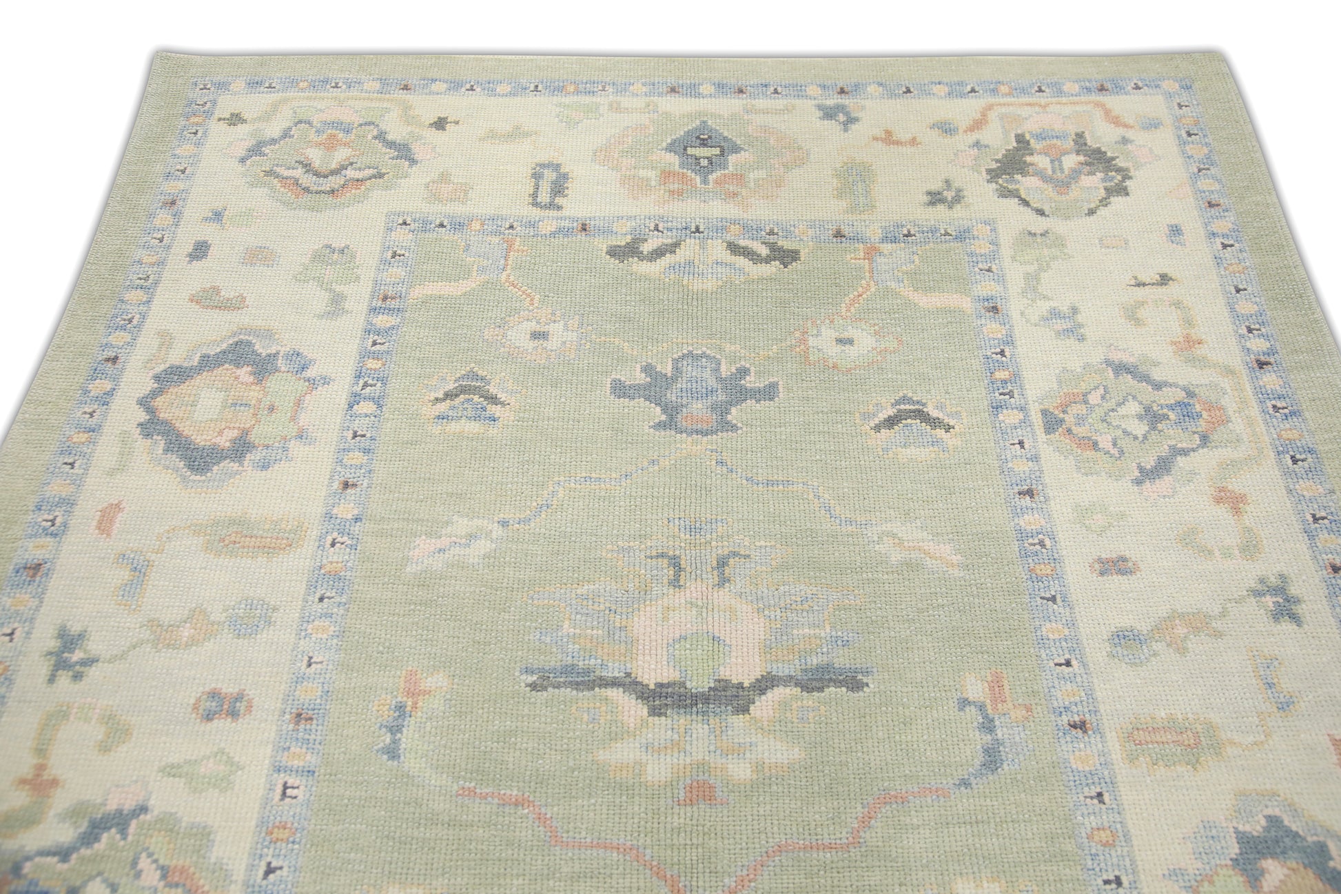Turkish Oushak Rug 5'1" x 6'4" #1009
