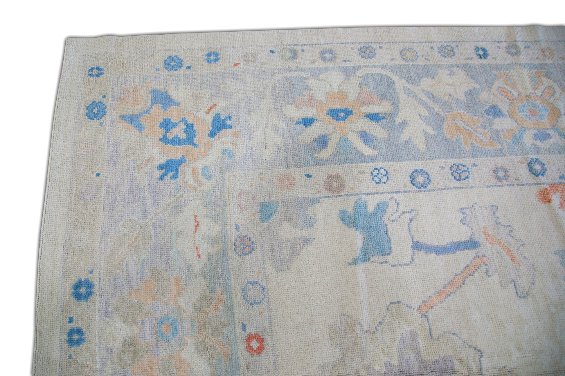 Turkish Oushak Rug 11'4" x 12'11" #5380