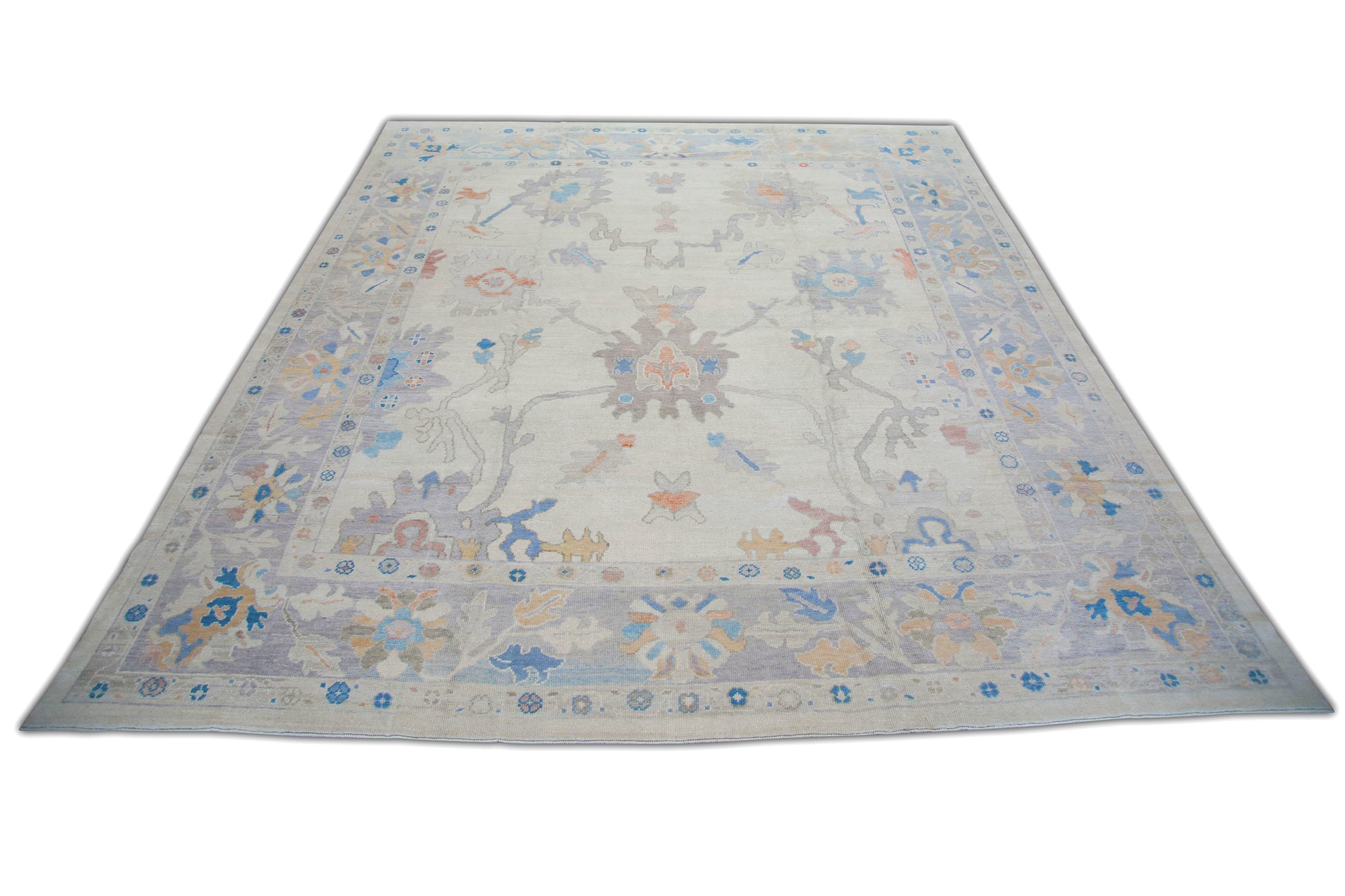 Turkish Oushak Rug 11'4" x 12'11" #5380