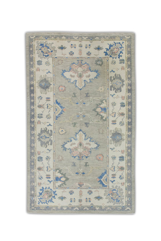 #7301 Turkish Oushak 5' x 8'4"