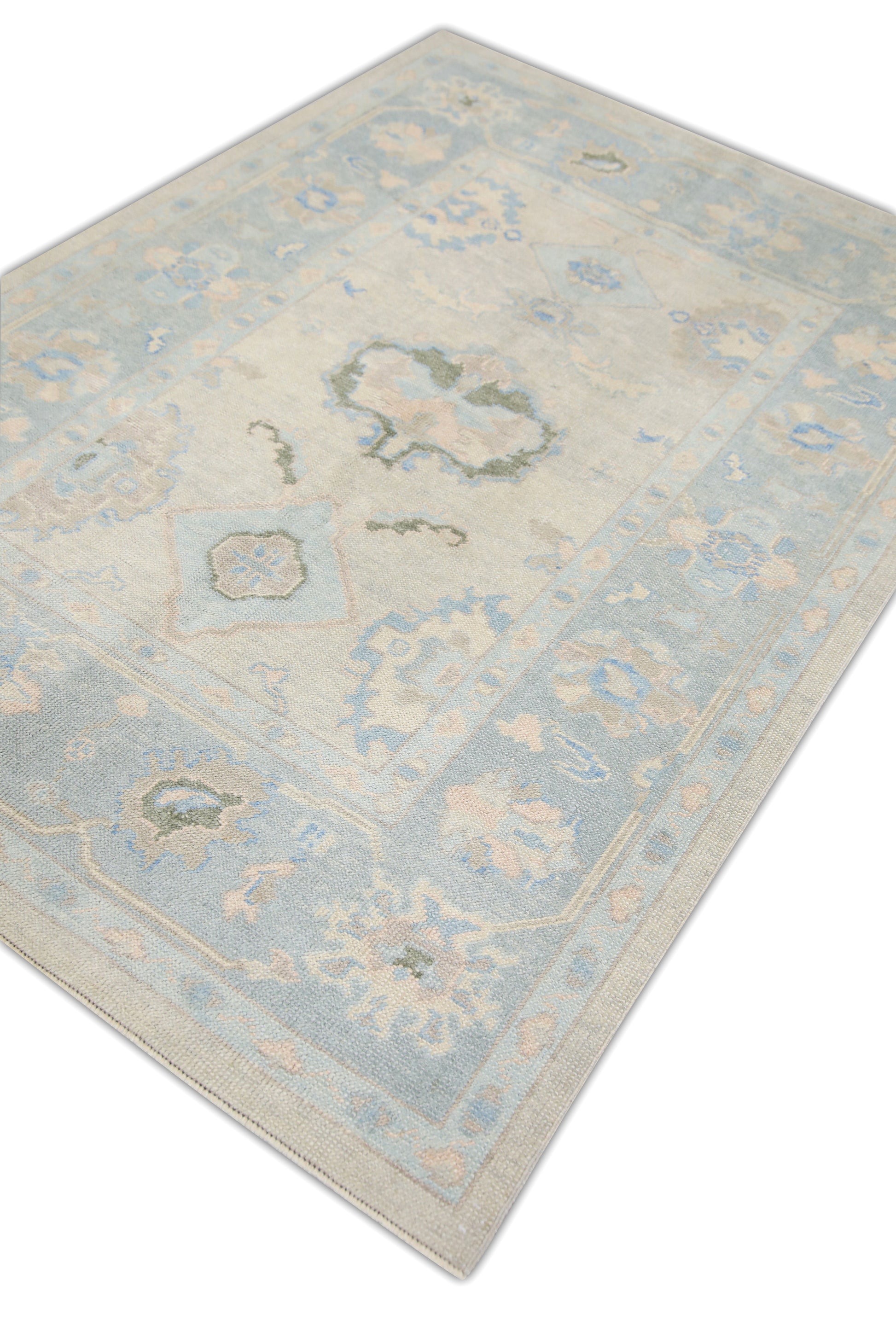 Turkish Oushak Rug 5'1" x 7'2" #1087
