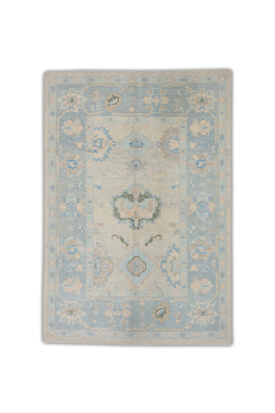 #1087 Turkish Oushak 5'1" x 7'2"