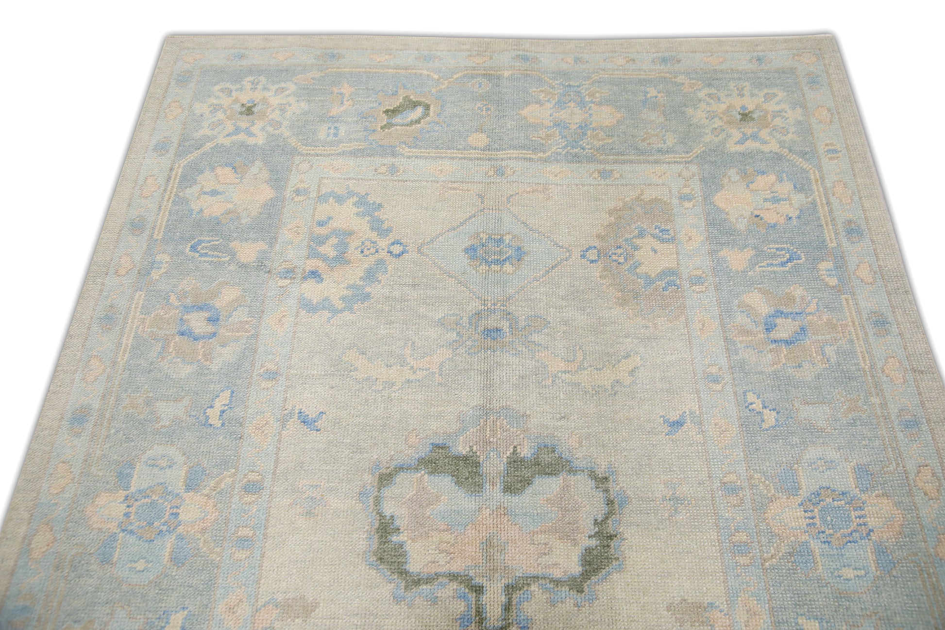 Turkish Oushak Rug 5'1" x 7'2" #1087