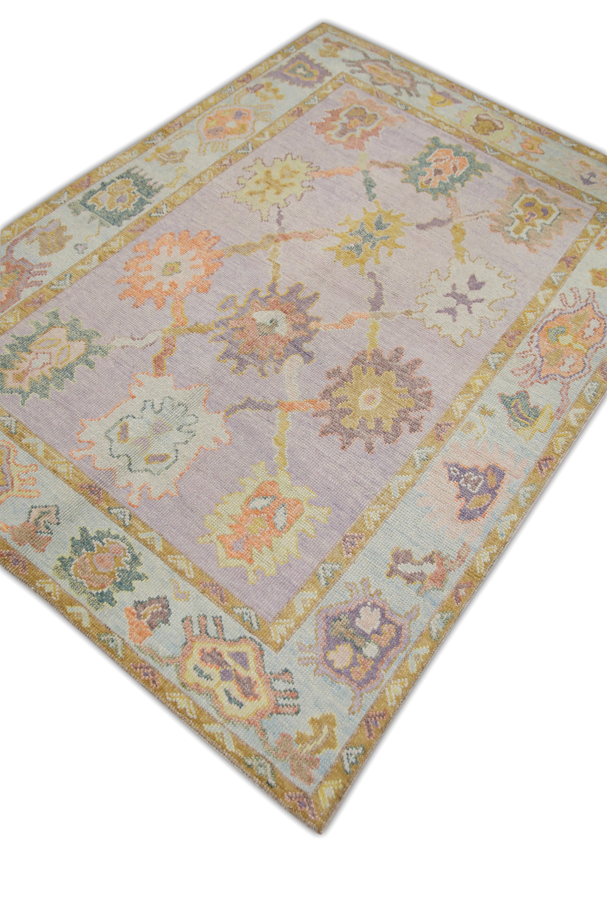 Turkish Oushak Rug 4'10" x 6'3" #6440