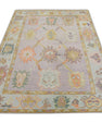 Turkish Oushak Rug 4'10" x 6'3" #6440
