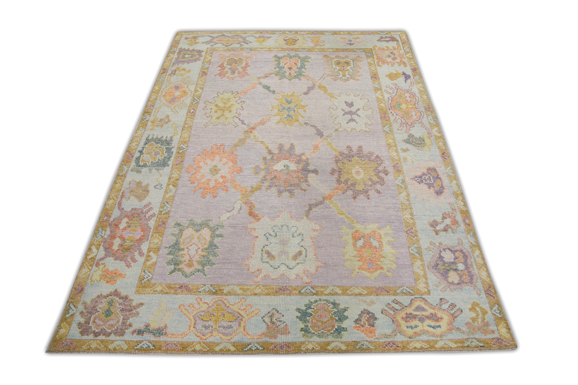 Turkish Oushak Rug 4'10" x 6'3" #6440