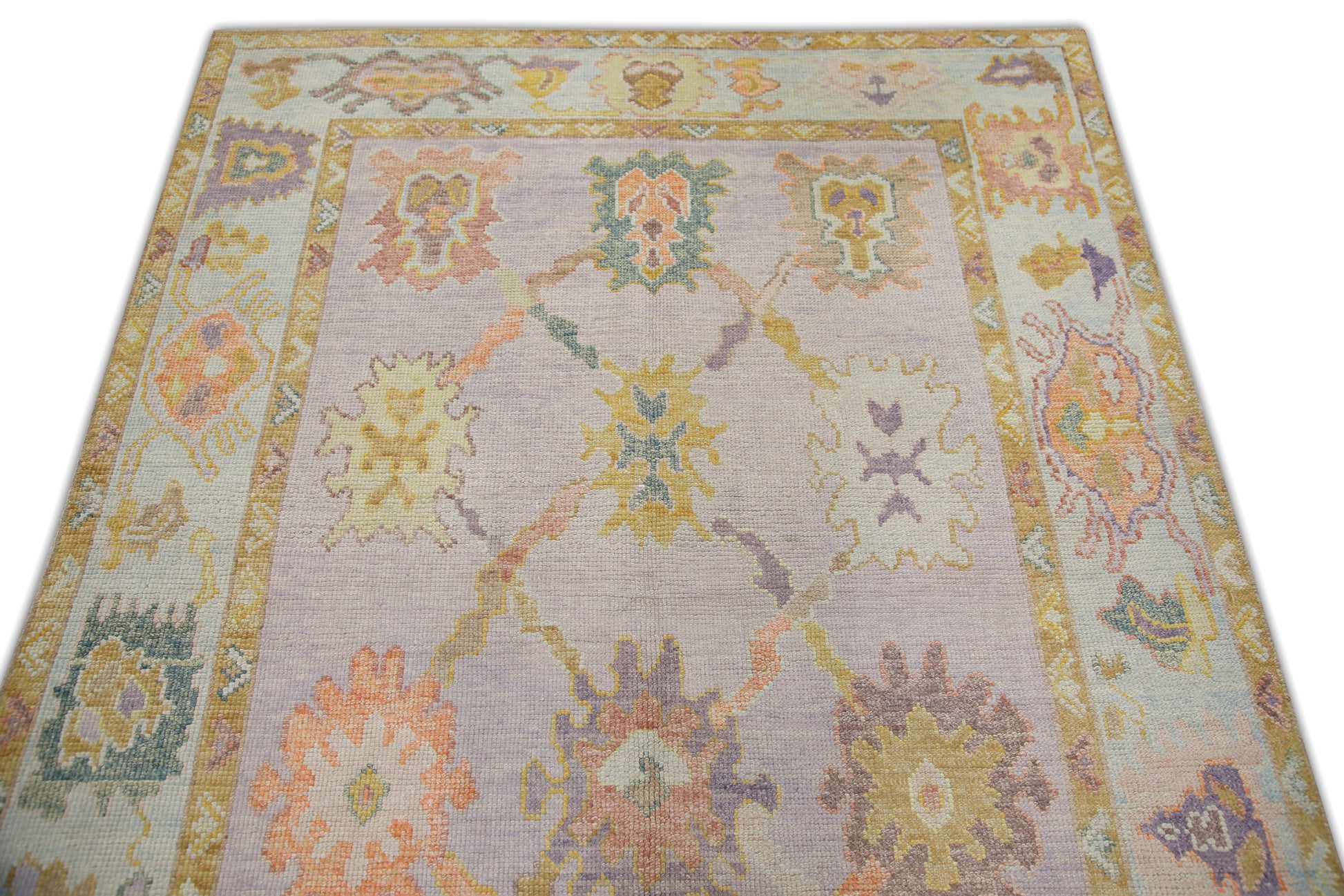 Turkish Oushak Rug 4'10" x 6'3" #6440