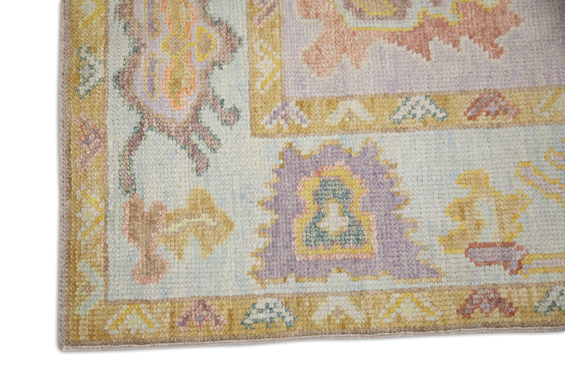 Turkish Oushak Rug 4'10" x 6'3" #6440