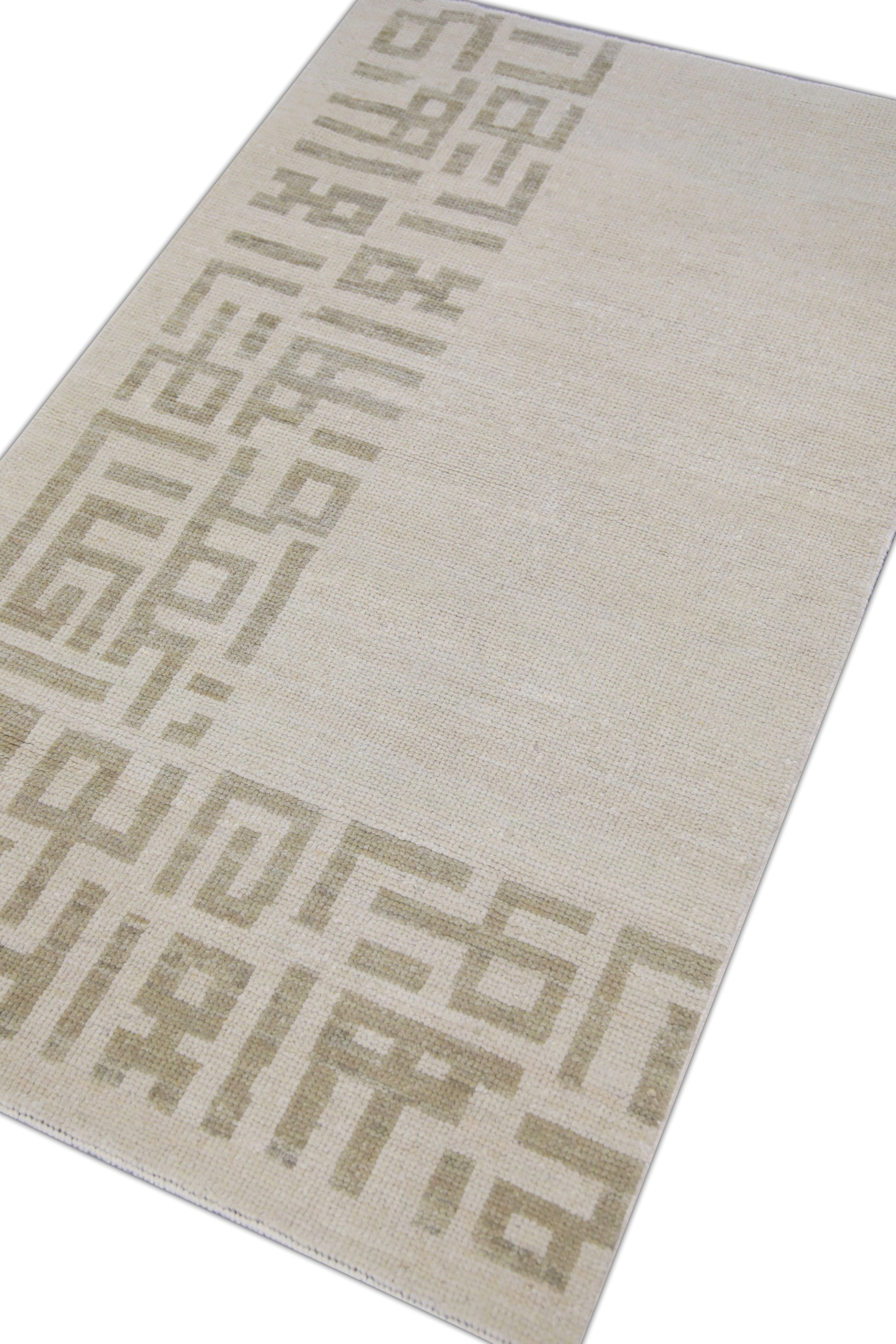 Turkish Oushak Rug 3'1" x 5'2" #4336
