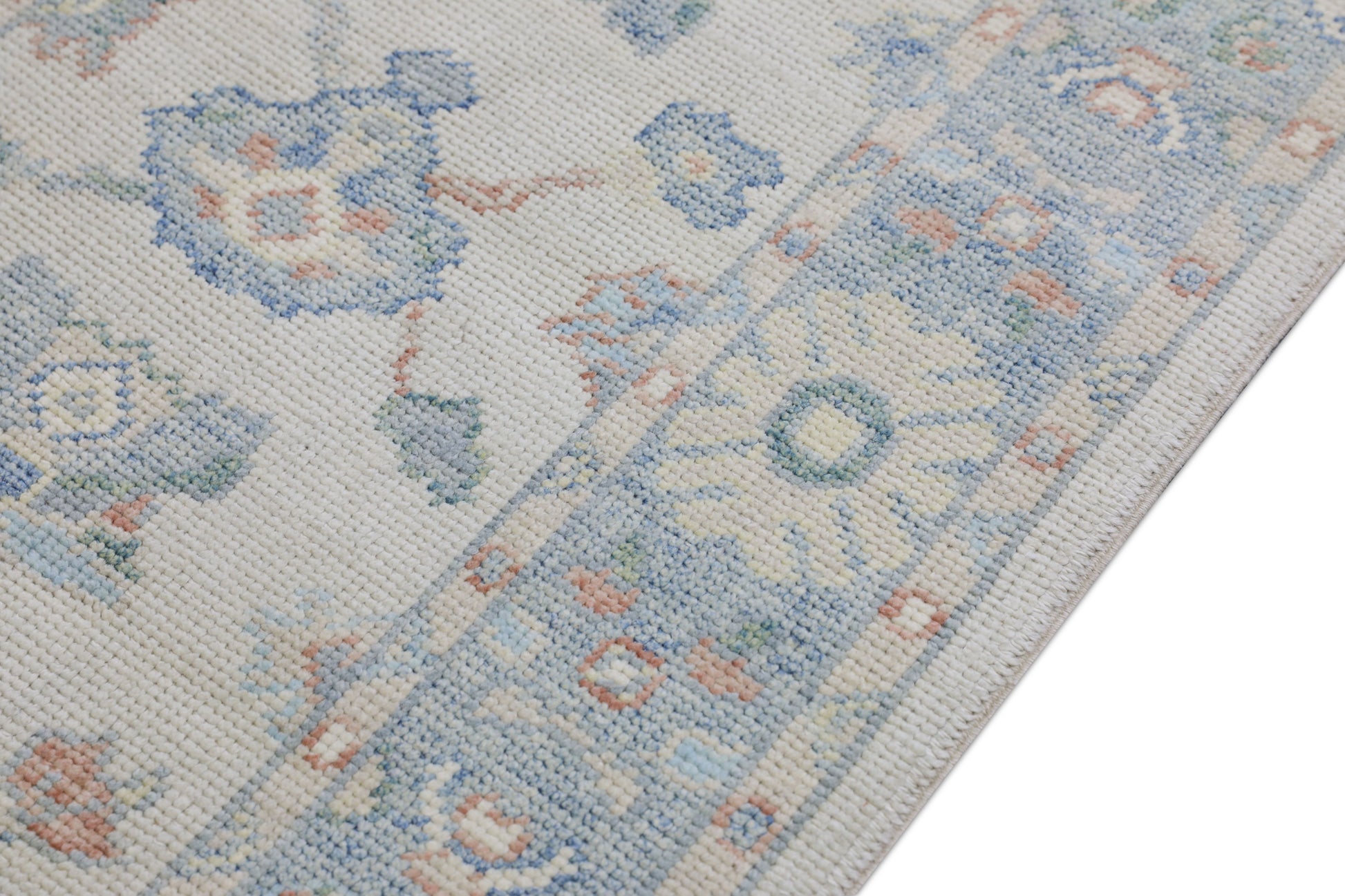 Turkish Oushak Rug 2'7" x 9'6" #2909