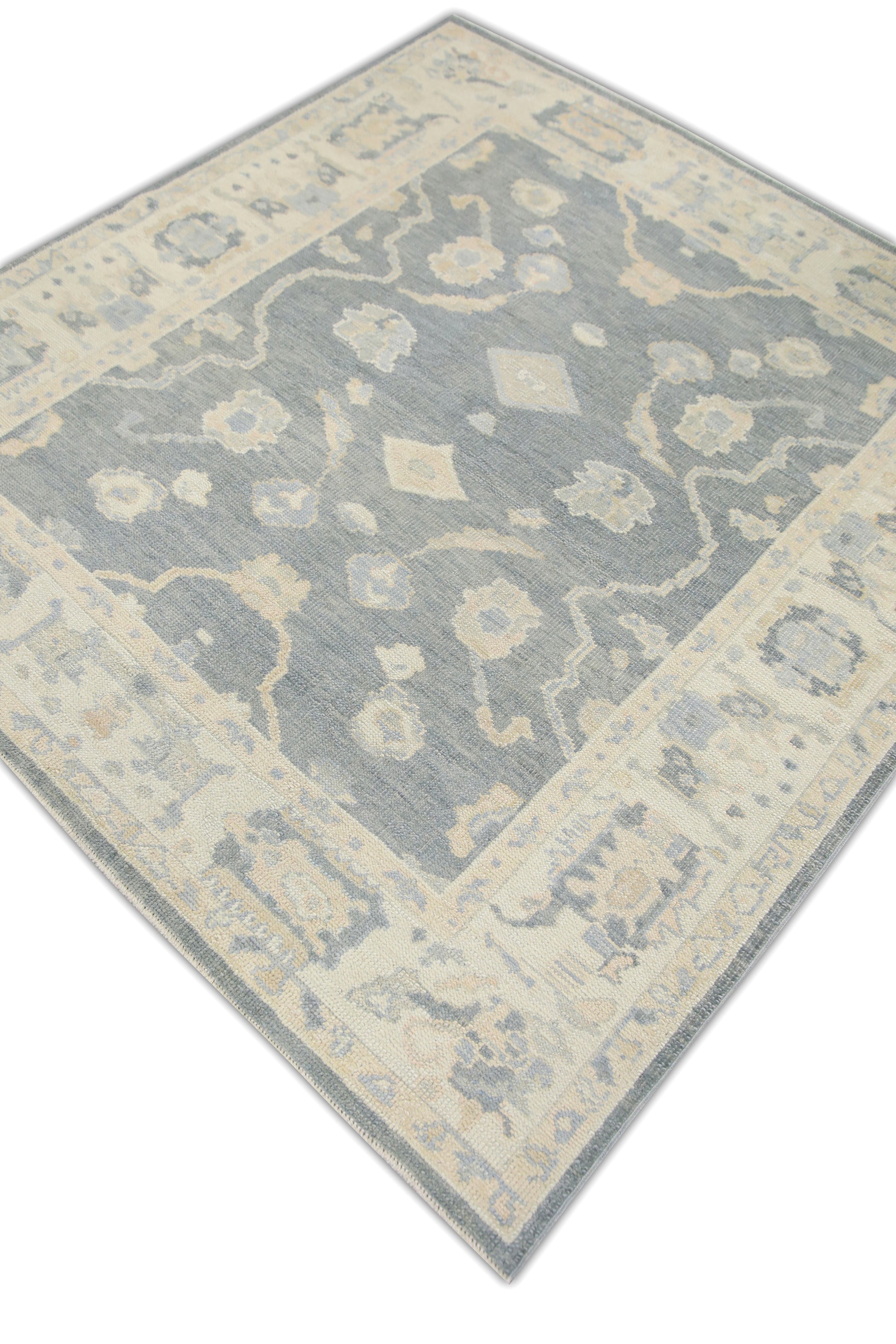 Turkish Oushak Rug 5'7" x 5'11" #7153