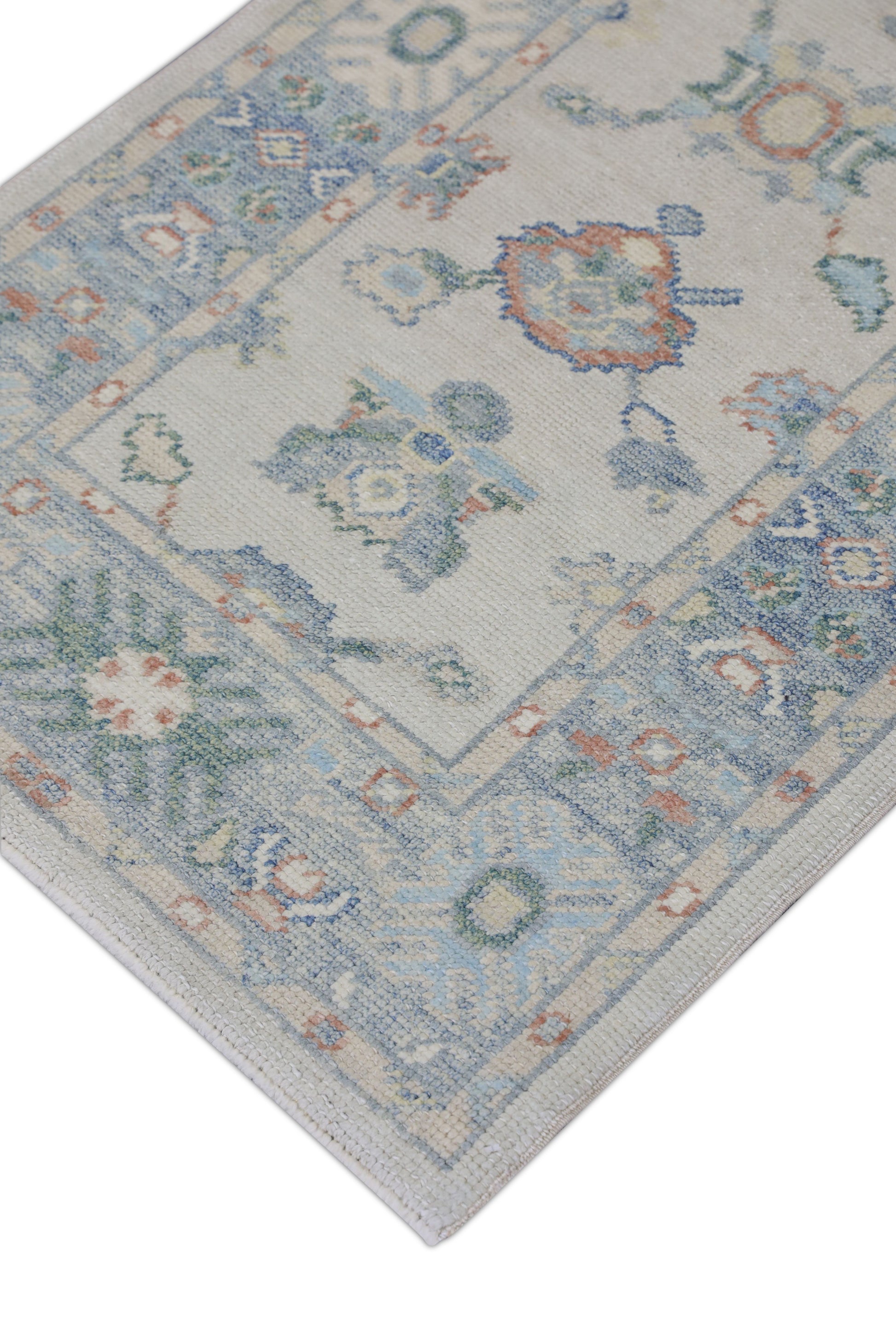 Turkish Oushak Rug 2'7" x 9'6" #2909