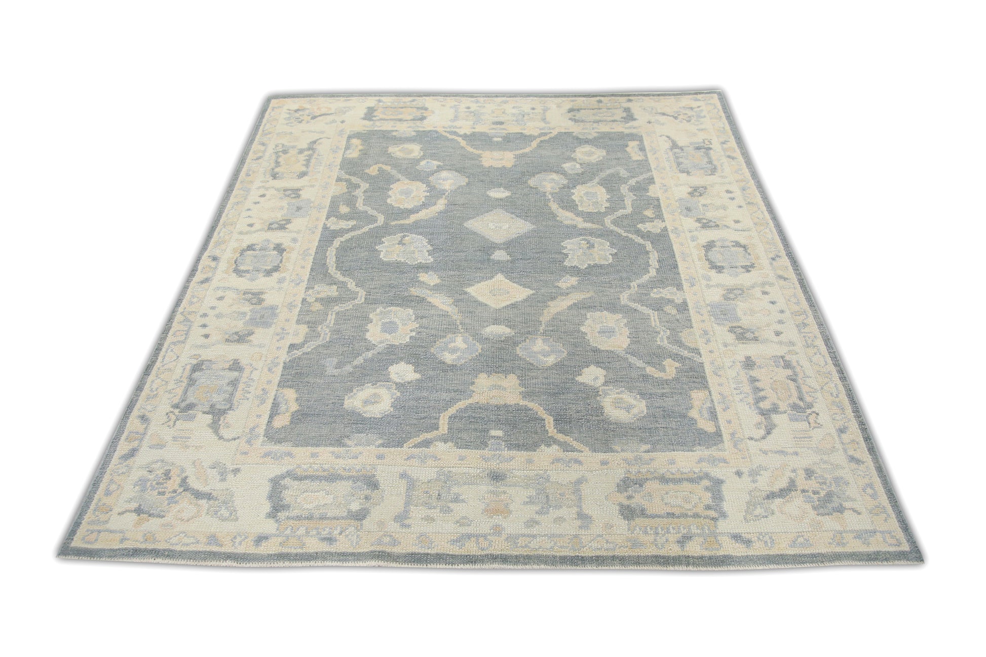 Turkish Oushak Rug 5'7" x 5'11" #7153