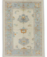 Turkish Oushak Rug 4'2" x 5'7" #2003
