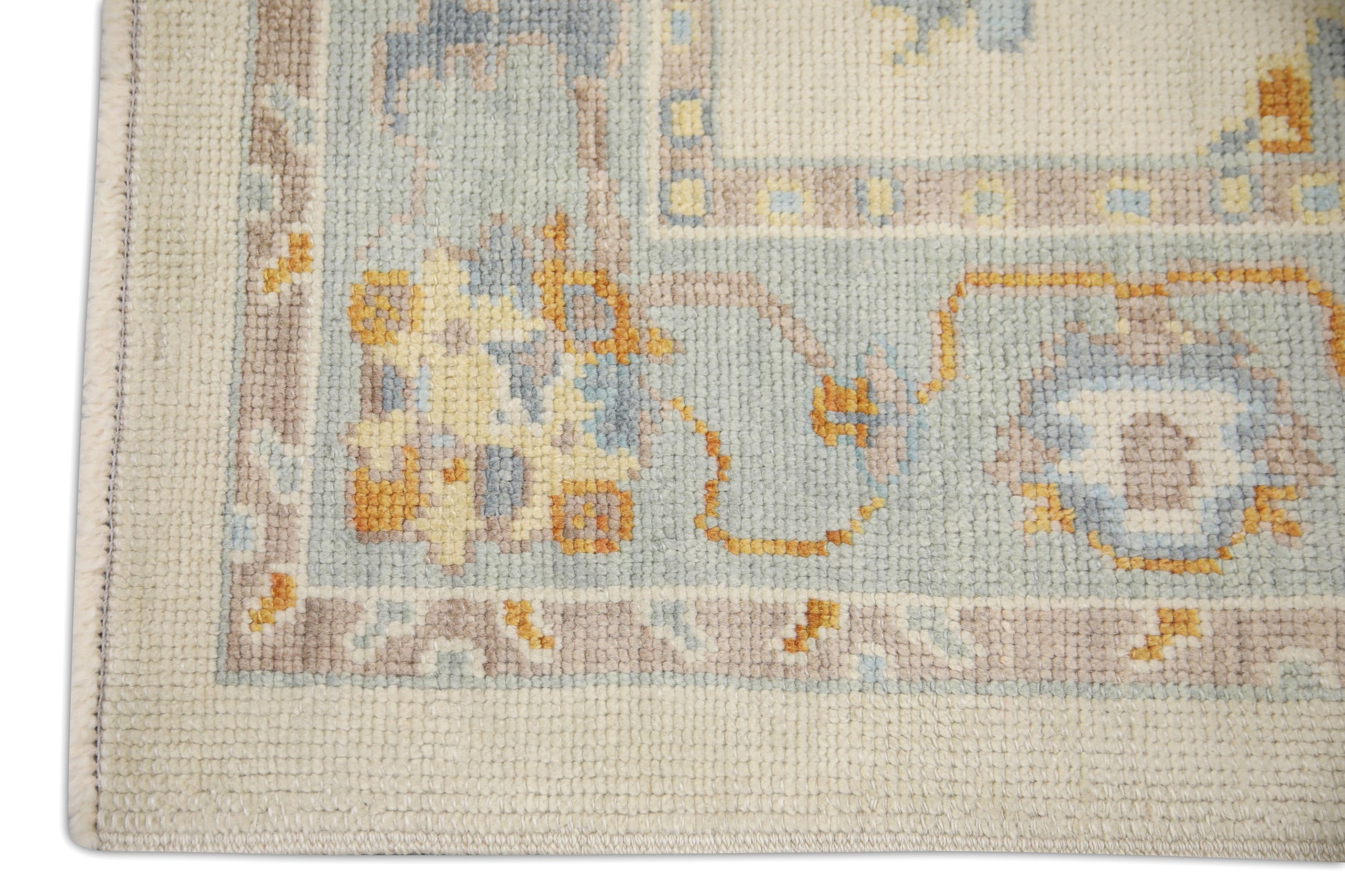 Turkish Oushak Rug 4'2" x 5'7" #2003
