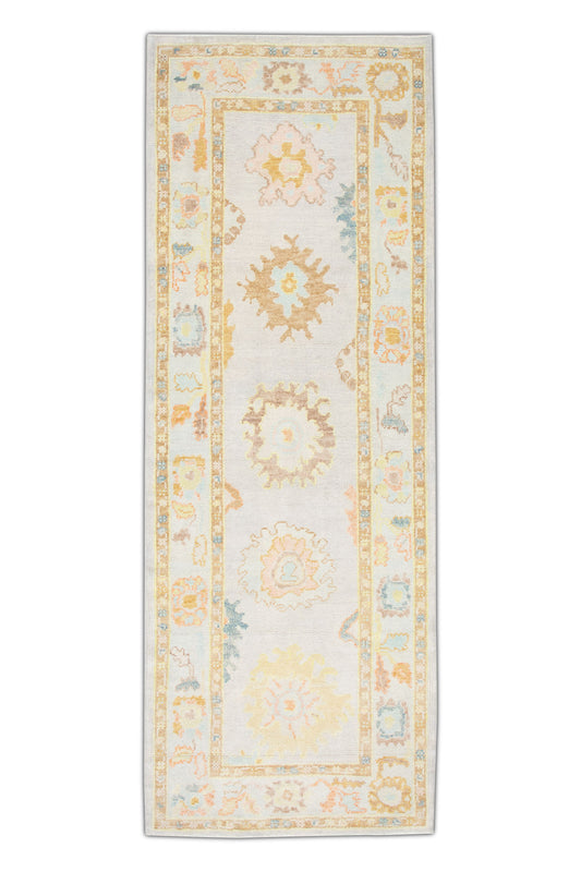 Turkish Oushak Rug 3'1" x 8'4" #2523