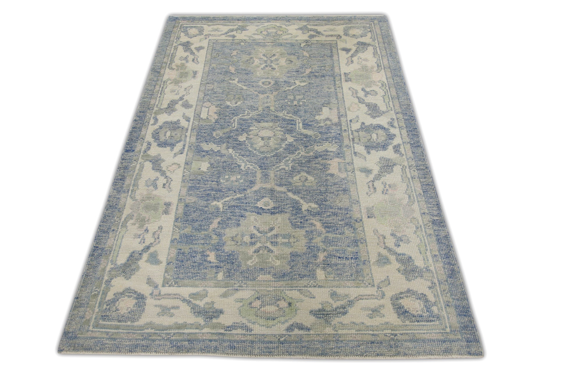 Turkish Oushak Rug 4'1" x 6'5" #7174