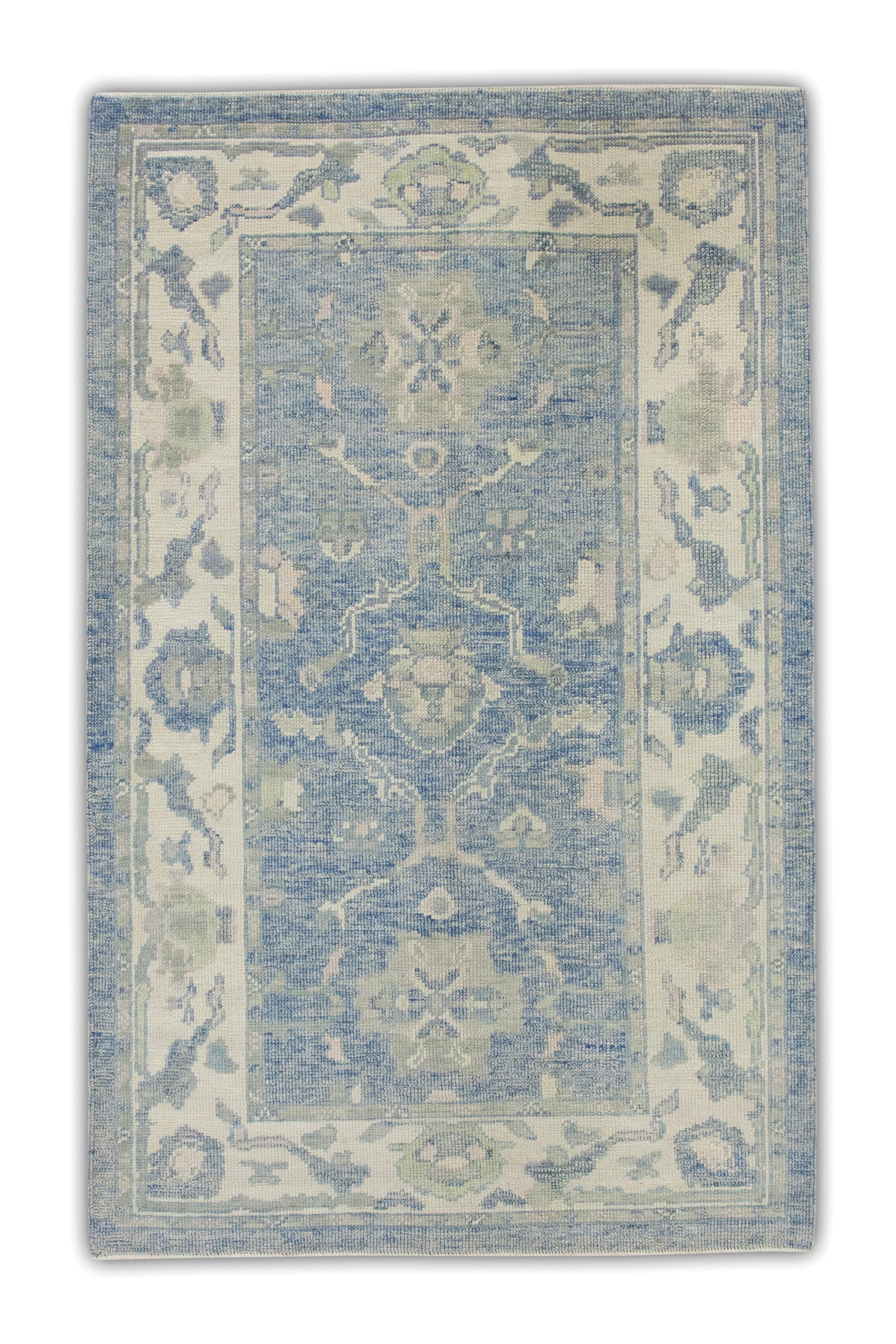 Turkish Oushak Rug 4'1" x 6'5" #7174