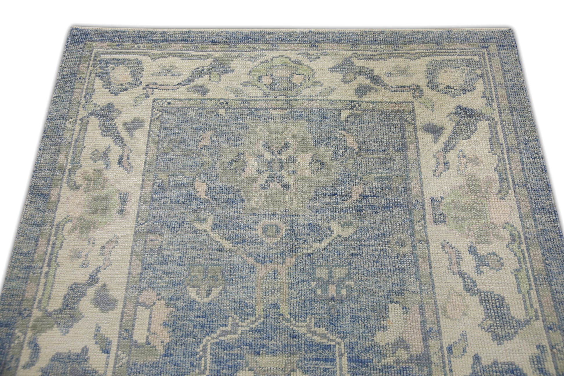 Turkish Oushak Rug 4'1" x 6'5" #7174