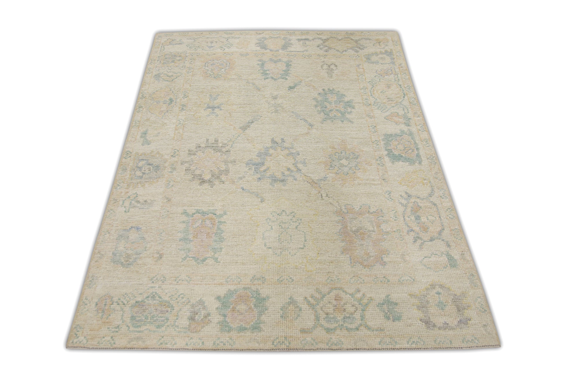Turkish Oushak Rug 4' x 5'9" #6876