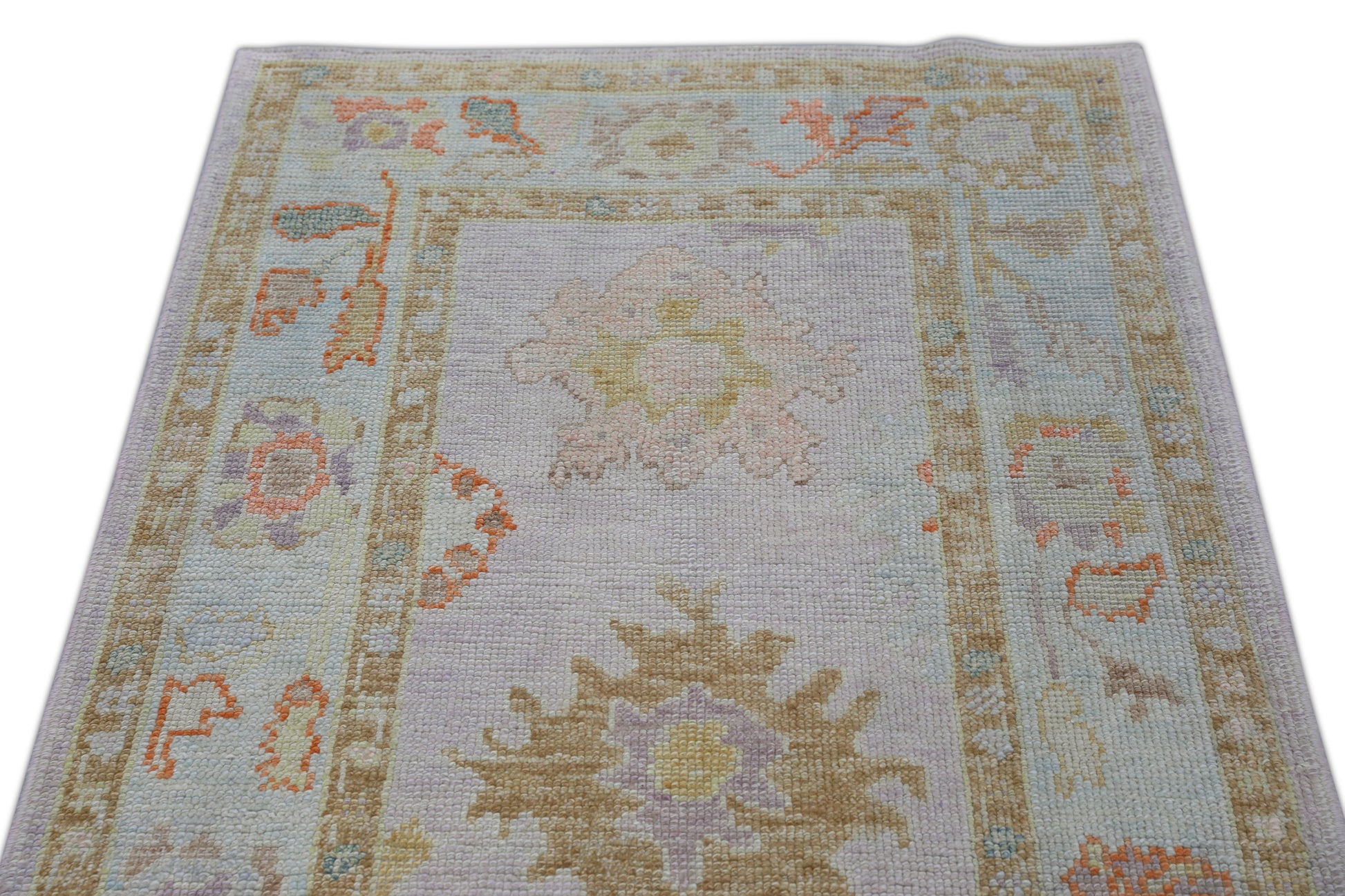 Turkish Oushak Rug 3' x 10'7" #2566