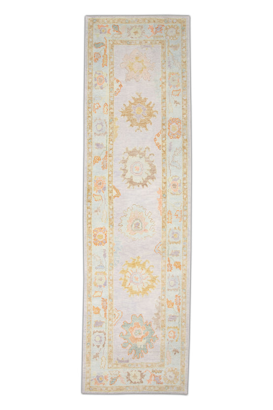 #2566 Turkish Oushak 3' x 10'7"