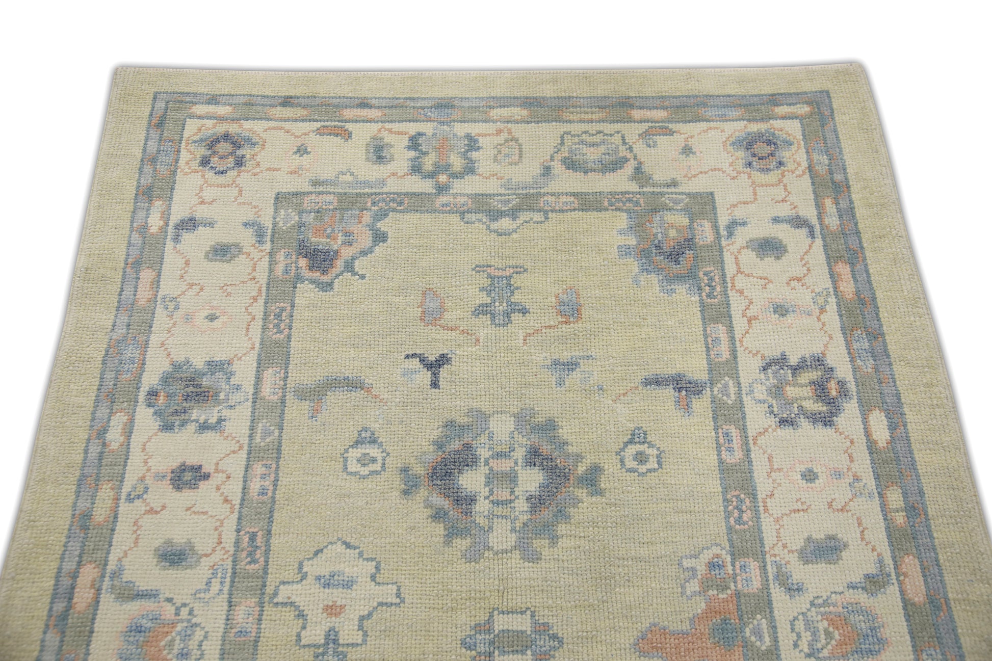 Turkish Oushak Rug 3'11" x 5'11" #7155