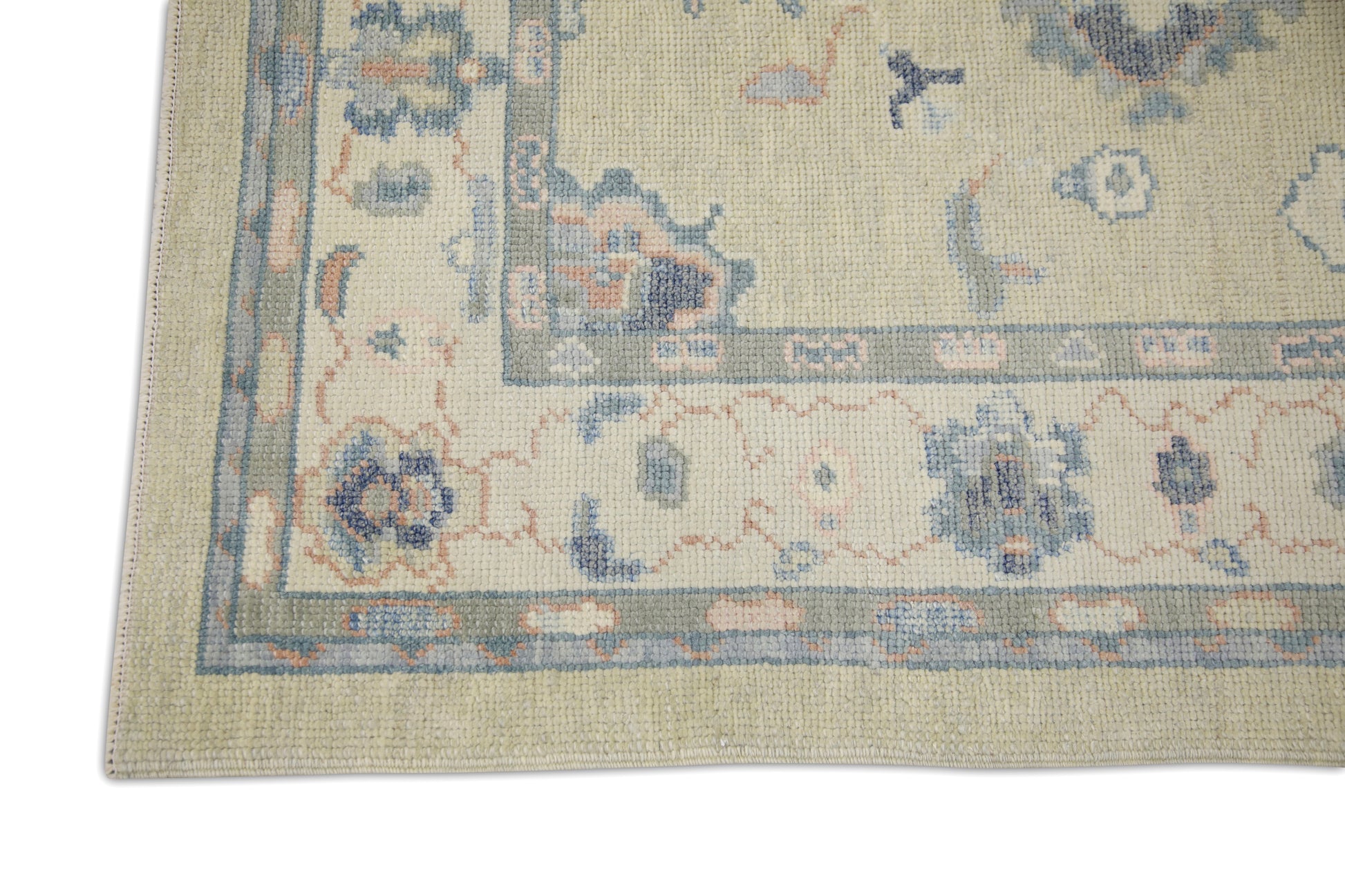 Turkish Oushak Rug 3'11" x 5'11" #7155