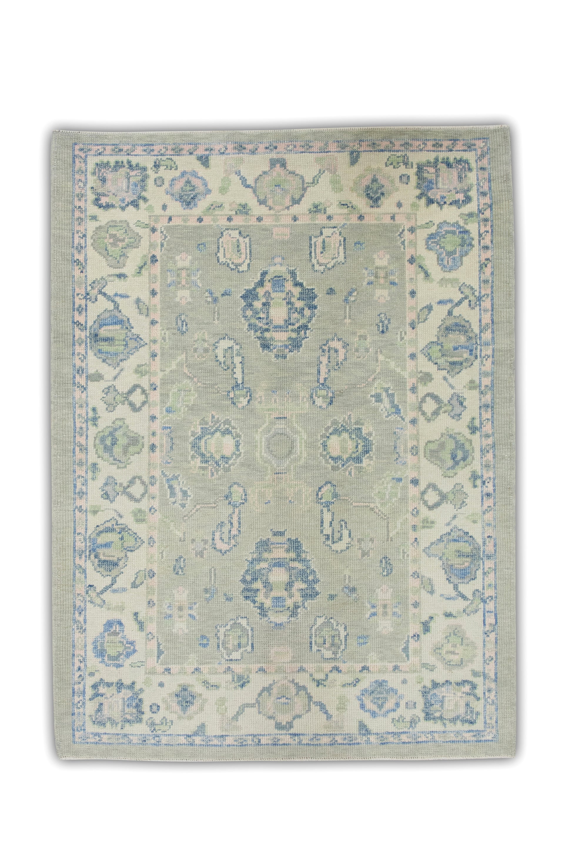 Turkish Oushak Rug 4' x 5'5" #7023