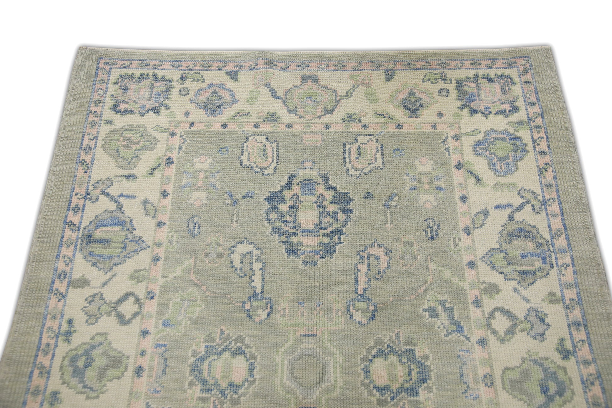 Turkish Oushak Rug 4' x 5'5" #7023