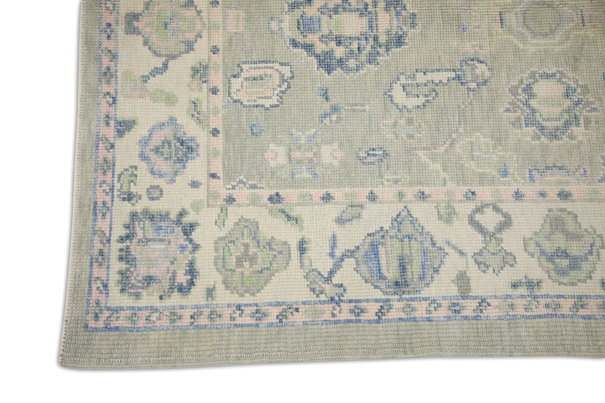 Turkish Oushak Rug 4' x 5'5" #7023